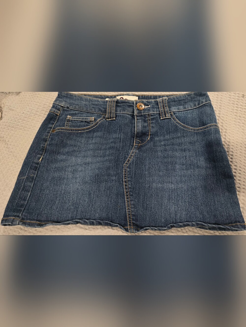Women's / Juniors Dark Denim Mini Skirt - SO, Sz 7